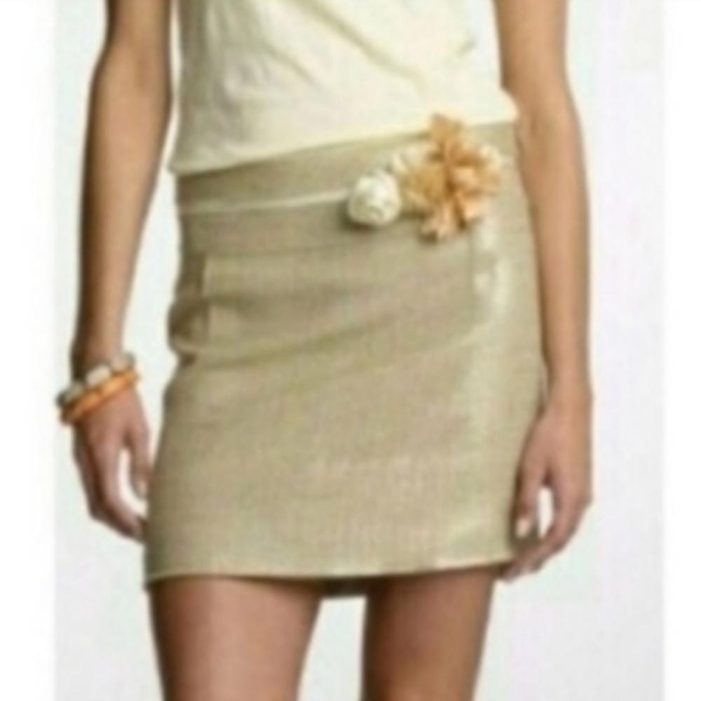 ✨J.Crew SHIMMER Metallic Linen Mini size 2 - Picture 4 of 9